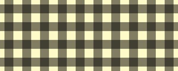 Banner, plaid pattern. Beige on Black color. Tablecloth pattern. Texture. Seamless classic pattern background.