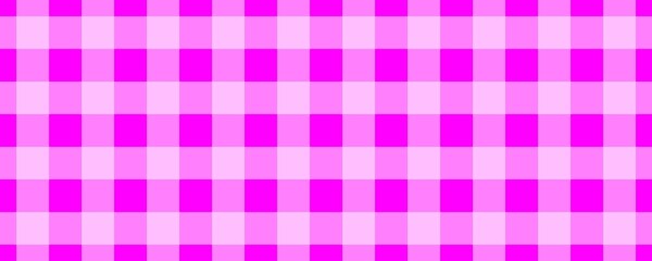 Banner, plaid pattern. Magenta on White color. Tablecloth pattern. Texture. Seamless classic pattern background.