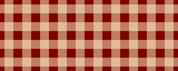 Banner, plaid pattern. Maroon on Beige color. Tablecloth pattern. Texture. Seamless classic pattern background.