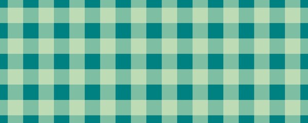 Banner, plaid pattern. Teal on Beige color. Tablecloth pattern. Texture. Seamless classic pattern background.