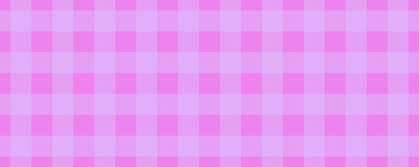 Banner, plaid pattern. Violet on Lavender color. Tablecloth pattern. Texture. Seamless classic pattern background.