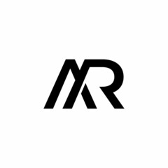 AR Initial Modern logo design