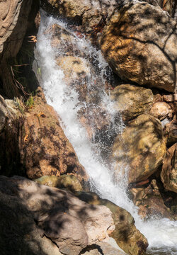 Small Waterfall At Solstice Canyon, Malibu