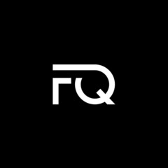 FQ letter logo icon vector illustration