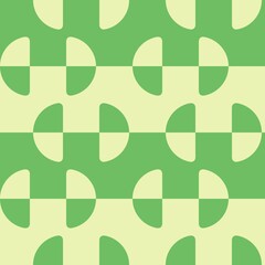 Rounded abstract seamless pattern - accent for any surfaces.