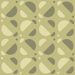 Rounded abstract seamless pattern - accent for any surfaces.