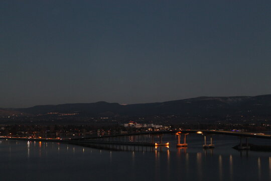 Night Sky In Kelowna BC, Canada