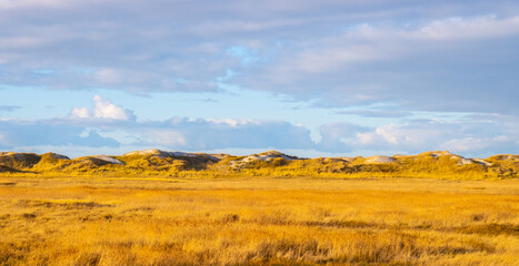Obraz premium Amazing landscape at the Wadden Sea in St Peter Ording Germany - travel photography