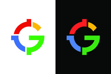 Letter G concept. Very suitable various business purposes also for symbol, logo, company name, brand name, icon and many more.