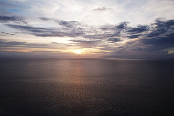 Aerial view of Island . Pulau Mabul is a beautiful small Island located on the East Coast of Sabah