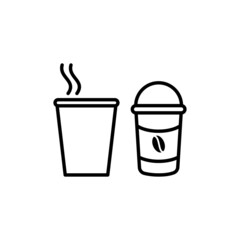 cup paper icon design vector templates