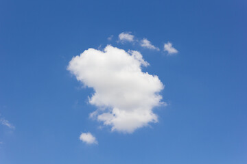 Cloud Against The Blue Sky