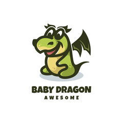 Illustration vector graphic of Baby Dragon, good for logo design