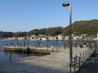 横須賀市の浦賀にある陸軍桟橋（西浦賀みなと緑地）