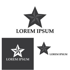 Obraz premium Star icon Template vector illustration design