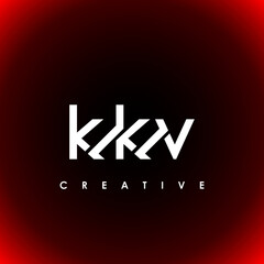 KKV Letter Initial Logo Design Template Vector Illustration
