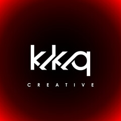 KKQ Letter Initial Logo Design Template Vector Illustration