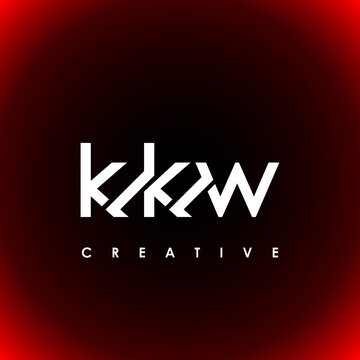KKW Letter Initial Logo Design Template Vector Illustration