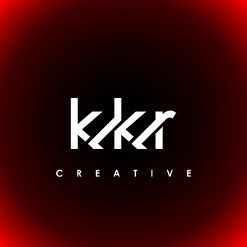 KKR Letter Initial Logo Design Template Vector Illustration