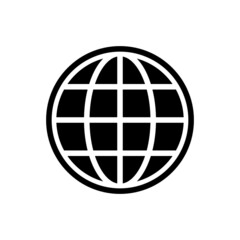 World globe vector icon