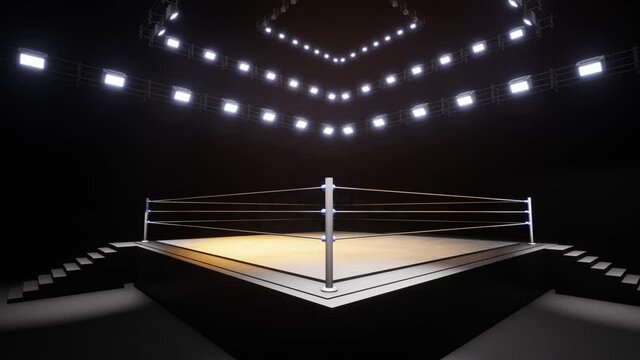 Sports wrestling and boxing. Sport 4K professional background