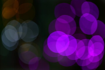 Celebrations abstract background, city lights blurred image.