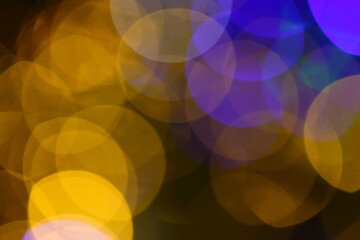 Defocused colorful city lights background- abstract images concepts.