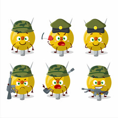 A charming soldier term stationery cartoon picture bring a gun machine