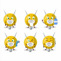 A picture of term stationery cartoon design style keep staying healthy during a pandemic