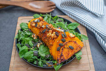 Autumn pumpkin roasted 