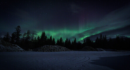 Northern Lights in Jasper, Alberta