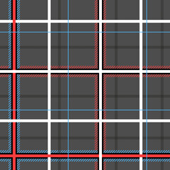 Picnic fabric seamless pattern. Checkered pattern for textiles. Vector.