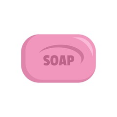 Soap icon flat isolated vector