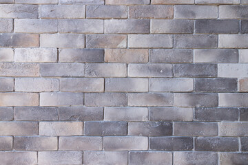 Clean minimal style of modern loft of grey brick wall background and texture