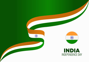 India Independence day background banner poster for national celebration on August 15 th.