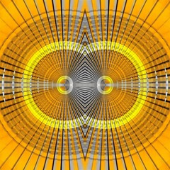 radial golden architectural arch roof span patterns and design