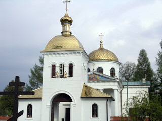 Fototapeta na wymiar Jab³eczna, monastery church St. Onofrio, Major Orthodox Seminary - May 2004, Poland