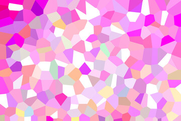 Fototapeta premium Diverse radiant crystal mosaic background