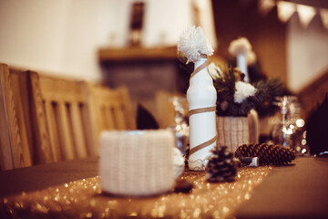 Décoration mariage hiver