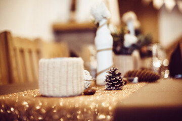 Décoration mariage hiver