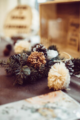 Décoration mariage hiver