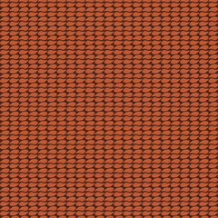 Little orange leafs on brown background seamless repeat pattern print