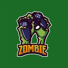 illustration vector graphic of Zombie mascot logo perfect for sport and e-sport team