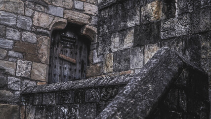 Fototapeta na wymiar Mury obronne miasta York, UK