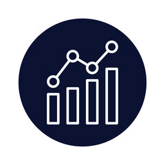 analytics bar Vector icon which is suitable for commercial work and easily modify or edit it

