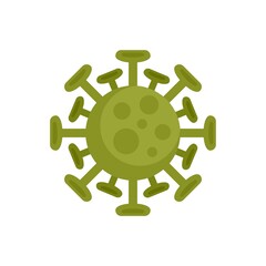 Obraz premium Corona virus icon flat isolated vector