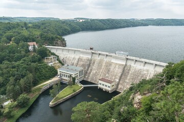 Dam on the river Dyje in the Czech Republic