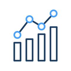 analytics bar Vector icon which is suitable for commercial work and easily modify or edit it

