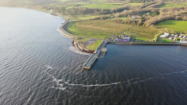 The pier in Mountcharles in County Donegal - Ireland.