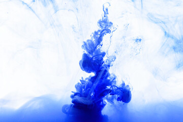 blue liquid splash